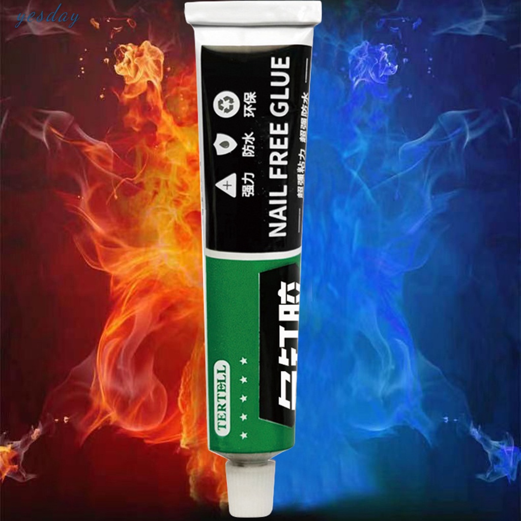 Metal Wall Mirror Adhesive Nail Free Shelf Glue Heavy Duty Cold Welding