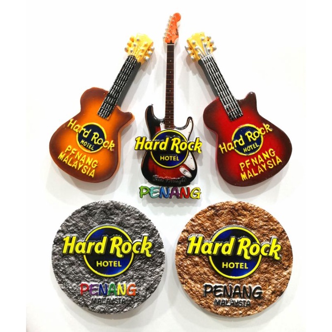 [ HRC] Penang HRC Fridge Magnet Souvenir Collection | Guitar | Map | Ferry | Penang Bridge | Souvenir | Gifts | Tour