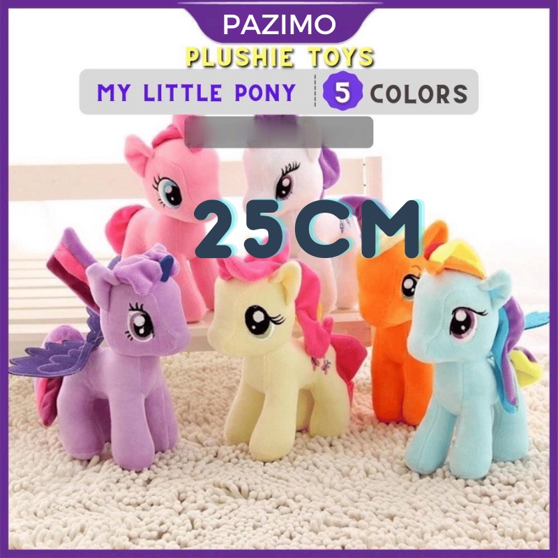 25cm My Little Pony Plush Toy Plushie Pony Doll Anak Patung Poney Toys