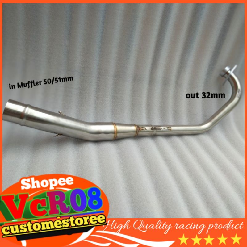 Exhaust pipe yamaha Y15ZR y16zr LC135 4Speed sniper 150 LC 135 5Speed