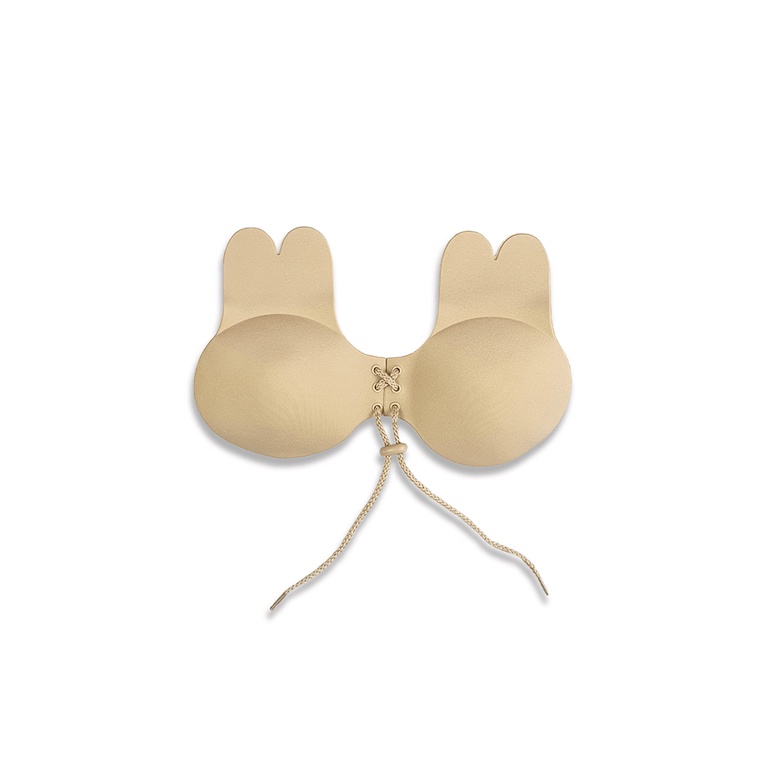 Ultimate Rabbit Ears Reusable Adhesive Drawstring Boob Lift Up Bra in