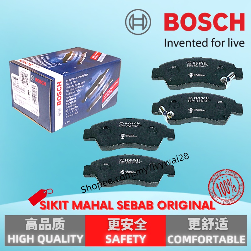 BOSCH Front Disc Brake Pad Honda CITY SEL IDSI & IVTEC / JAZZ GD SAA