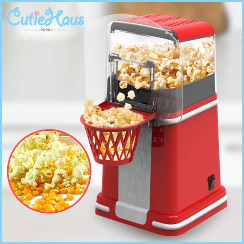 Cutiehaus 1200W Popcorn Machine Household Snack Machine Snack Food Electrical Popcorn Maker