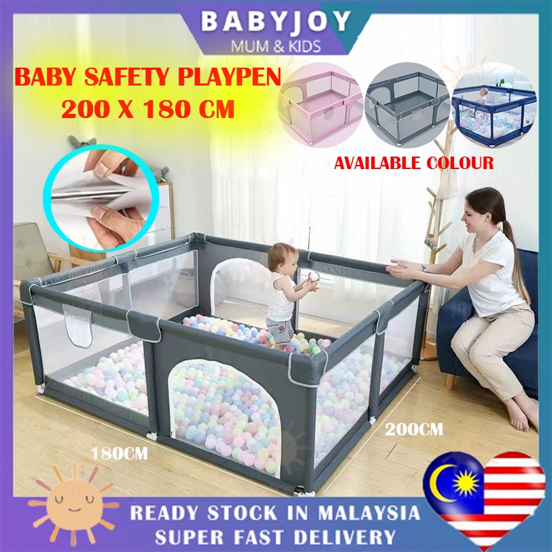 babyjoy-200x180-playpen-baby-fence-kids-play-fence-kids-playpen-fence