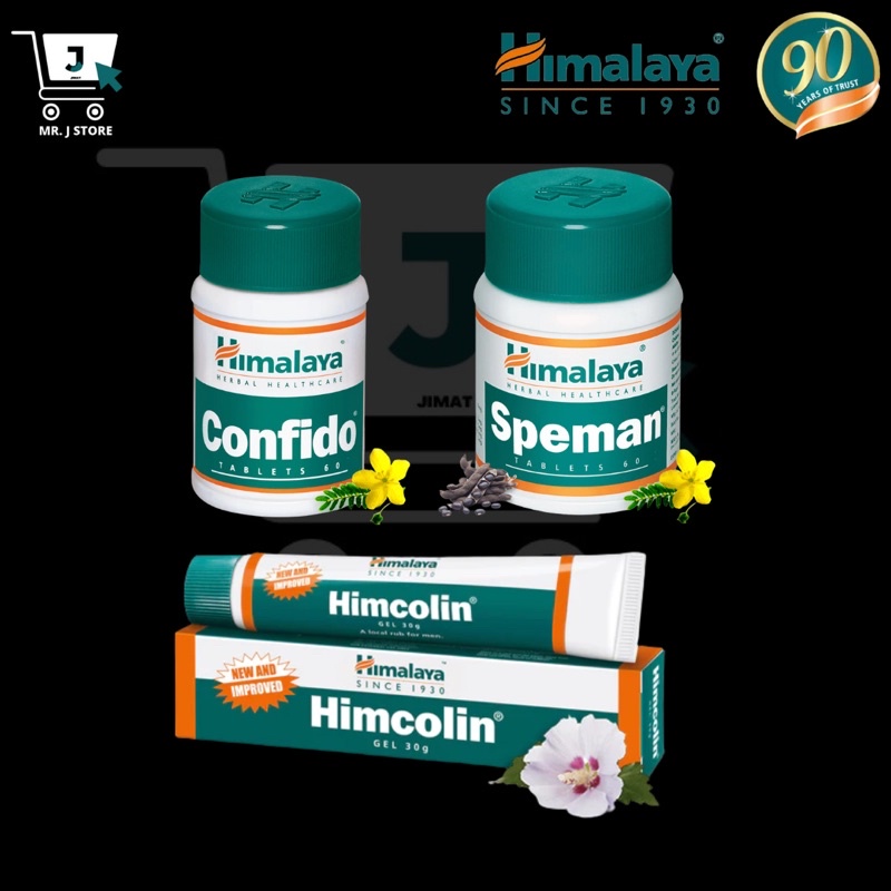 Himalaya Health Care Speman 60’s Confido 60’s Himcolin Gel 30g (Pls