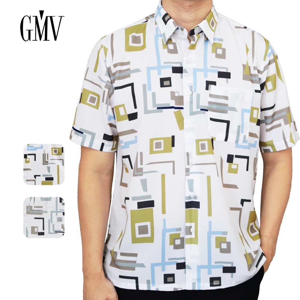 GMV Men's Short Sleeve Check Shirt - GM85502B222