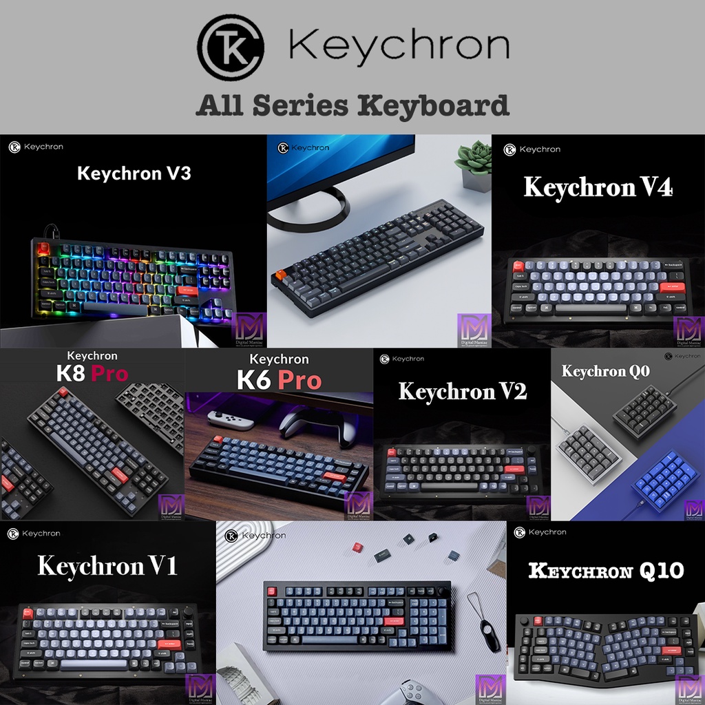 AUTHENTIC Keychron Keyboard Q/V Series Keychron Mechanical Gaming