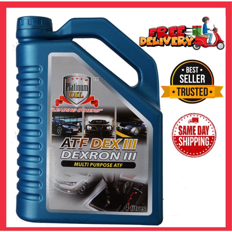 Platinum Oil GearBox Oil ATF DEXRON III (4L) Shopee Malaysia