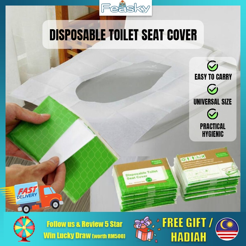 Disposable Toilet Seat Cover Waterproof Bacteriaproof Cover Paper