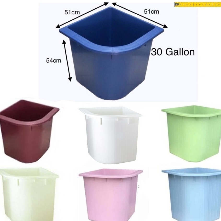 30 GALLON WATER TUB / 30G WATER TUB / PLASTIC BATH TUB / KOLAH AIR