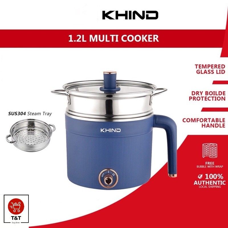 Khind 1.2L Dry Boil Multi Cooker MC121 Shopee Malaysia