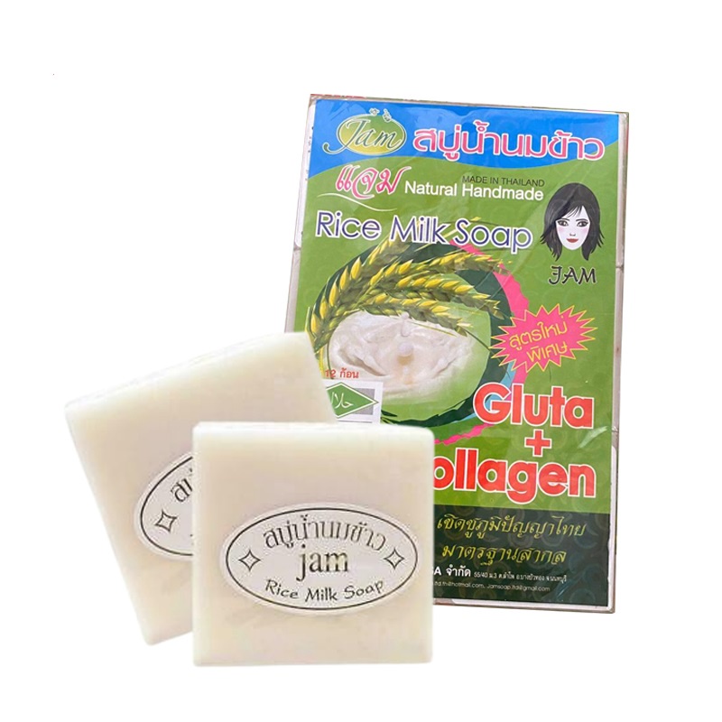 JAM Rice Milk Soap Gluta + Collagen Natural Handmade Sabun Susu Beras HALAL 65g 100 AUTHENTIC