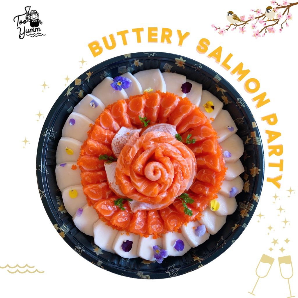 Mixed Party Pack Salmon Butterfish Sashimi 刺身 ( 1kg ) Shopee Malaysia