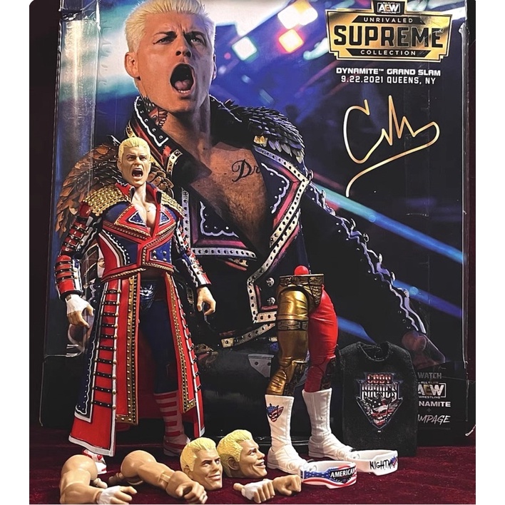 Cody Rhodes Figure AEW Supreme Collection 1 (Ready Stock) Shopee Malaysia
