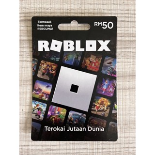 RM50 ROBLOX GIFT CARD ROBLOX GAME RELOAD CARD IN MALAYSIA | Shopee Malaysia