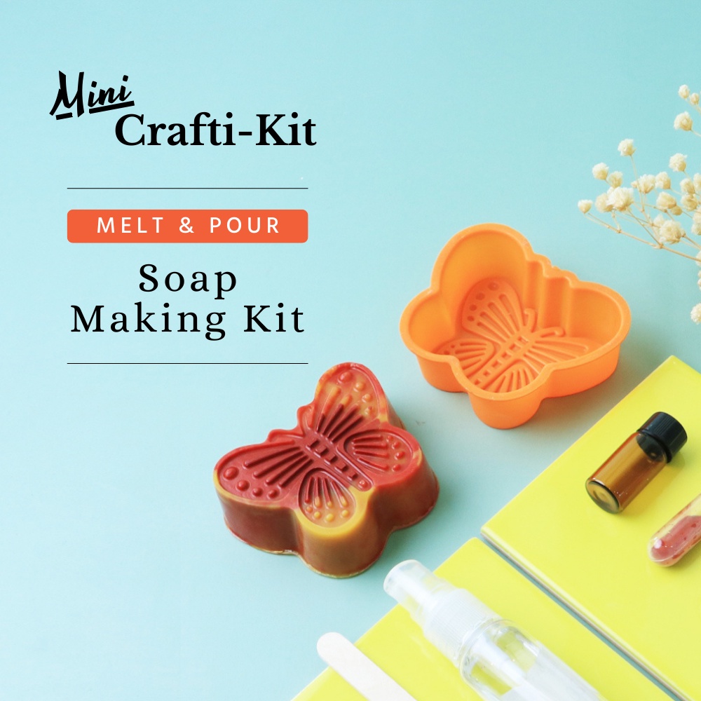 Mini CraftiKit Melt & Pour Butterfly Soap Making Kit Shopee Malaysia