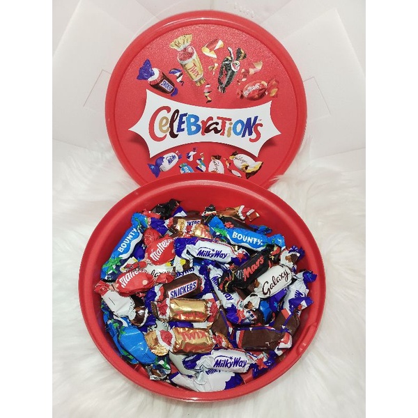 Celebrations Chocolate Coklat Celebrations Celebrations in a tub