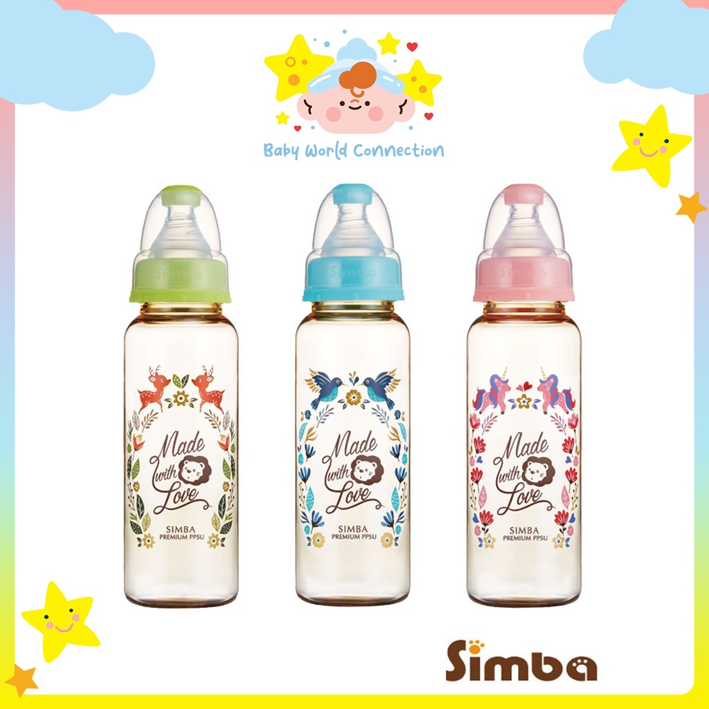 SIMBA DOROTHY WONDERLAND PPSU STANDART NECK FEEDING BOTTLE 240ML (8OZ ...