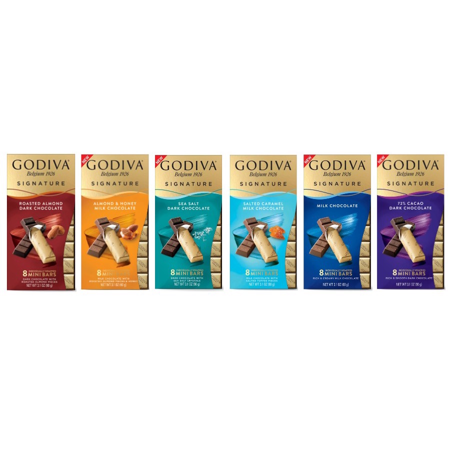 Godiva Belgium 1926 Signature Chocolate Bar 90g (Assorted Flavours