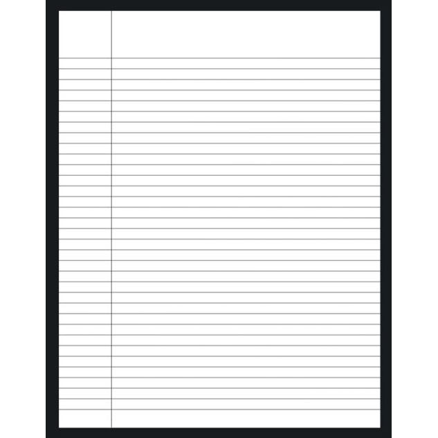 Printable Lined Writing Paper Note Taking Paper Planner Note Book