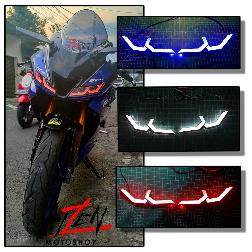R15 v3 DRL Headlight model BMW Shopee Malaysia