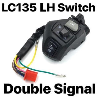 YAMAHA HANDLE SWITCH LH RH DOUBLE SIGNAL ON/OFF HI LOW SUIS+RELAY LC135 ...