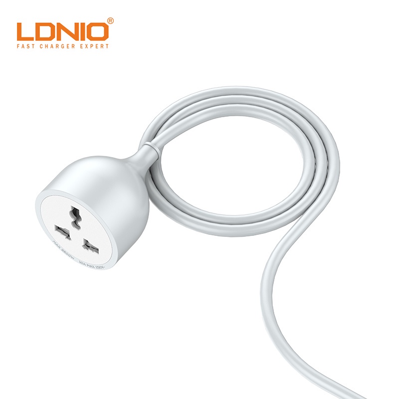 Original Ldnio 5 Meter Extension Charger Longer Extend Charger UK Plug Extension Charger Pengecas Sambungan