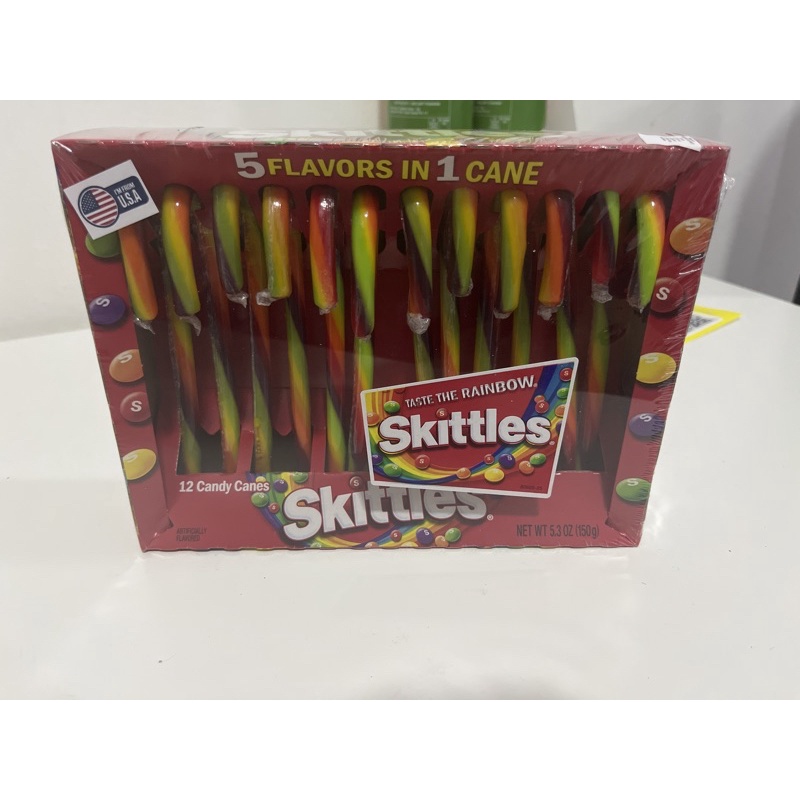 skittles candy cane 5 Flavors in 1 cane Shopee Malaysia