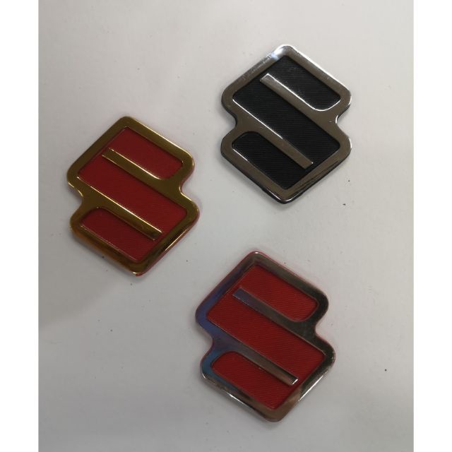 Emblem SUZUKI logo (double sided tape) Shopee Malaysia