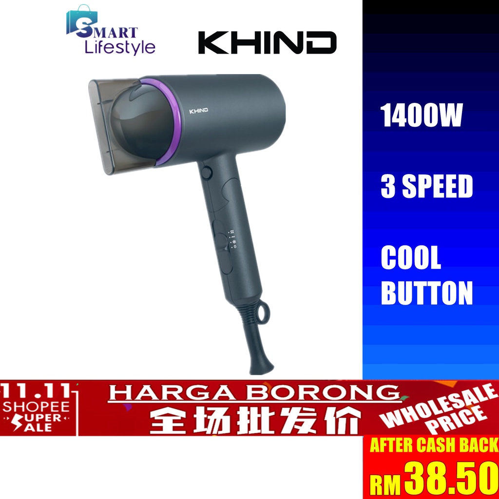 Khind Hair Dryer HD1400/HD1002/HD1800/HD1422/HD1822/VIOLA1000/BHD-20/PHD-1203F/MHD-5901/HD2022