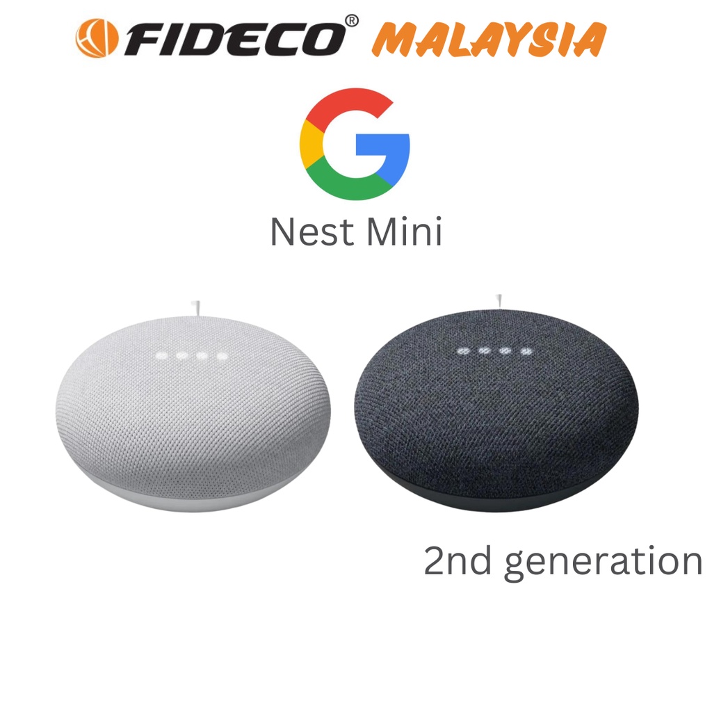 Google Nest Mini 2nd Generation Smart Speaker Google Assistant