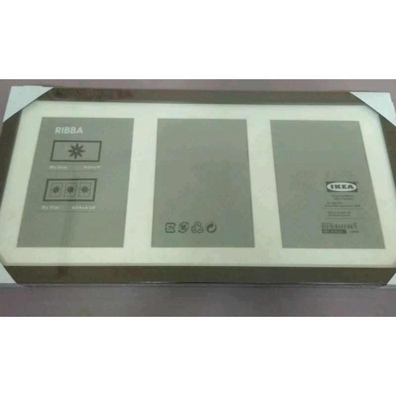 IKEA Ribba Photo Frame Dark Brown Frame Wall Decoration 50 x 23cm Shopee Malaysia