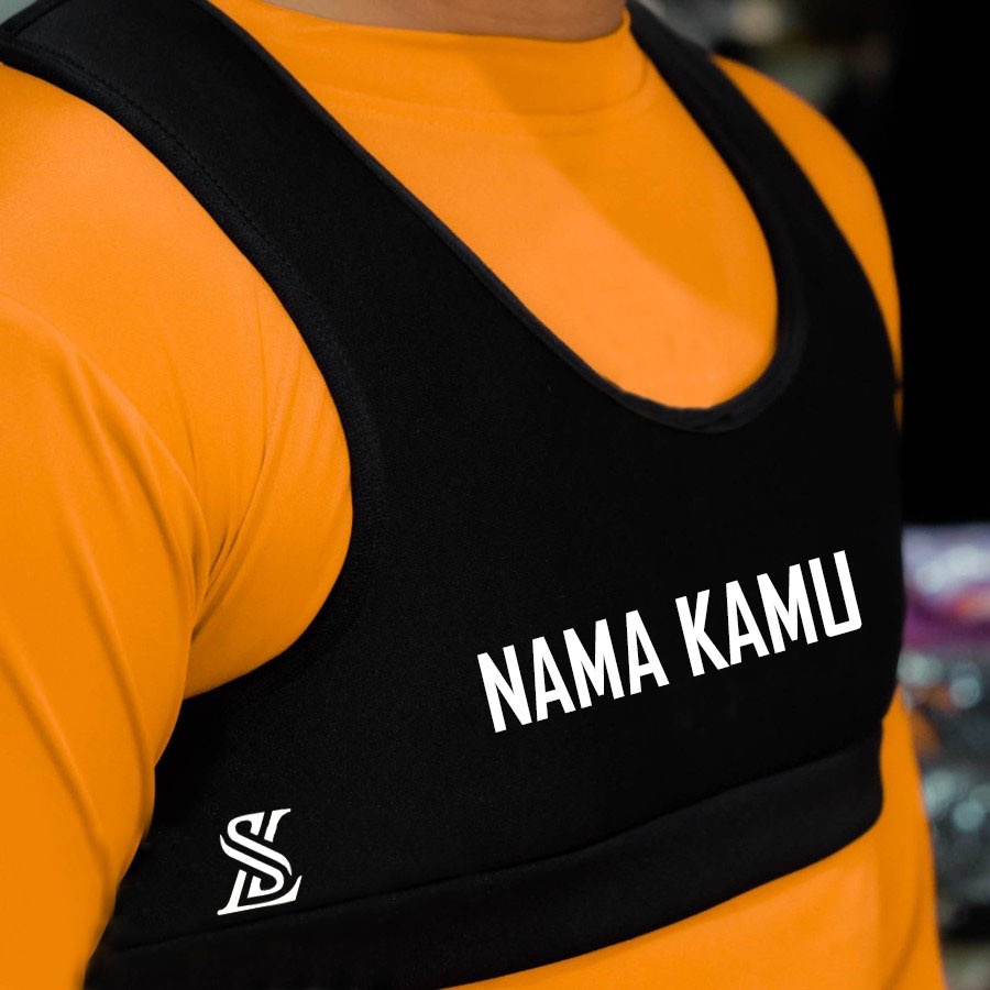 Football Vest Chest Protector/ Football Chest Protector/Sport Bra Hangat Quick Dry/