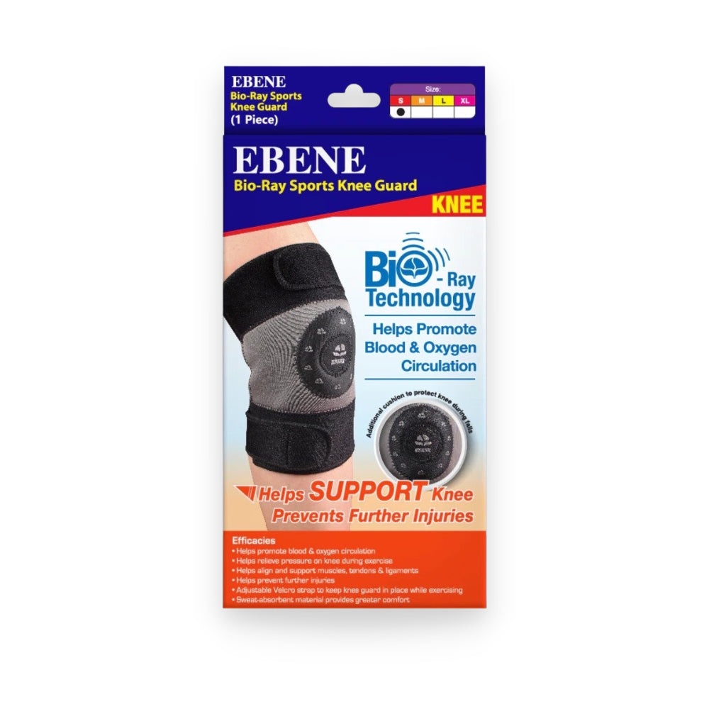 Ebene BioRay Sports Knee Guard (S) Black Shopee Malaysia