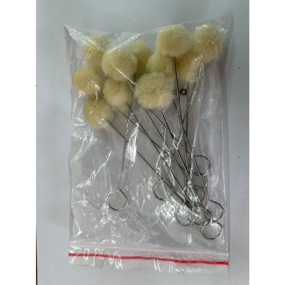 x10 unit [Fast Shipping] [Local Ready Stock] wool ball brush Daubers DIY Leather Craft Tool Accessories