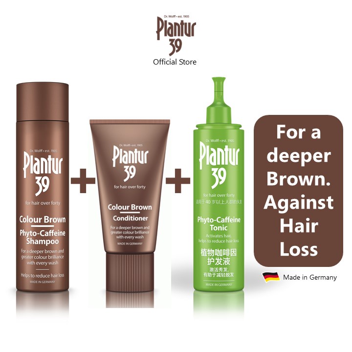 Plantur 39 Colour Brown Set With Scalp Tonic For A Breathtaking Shade