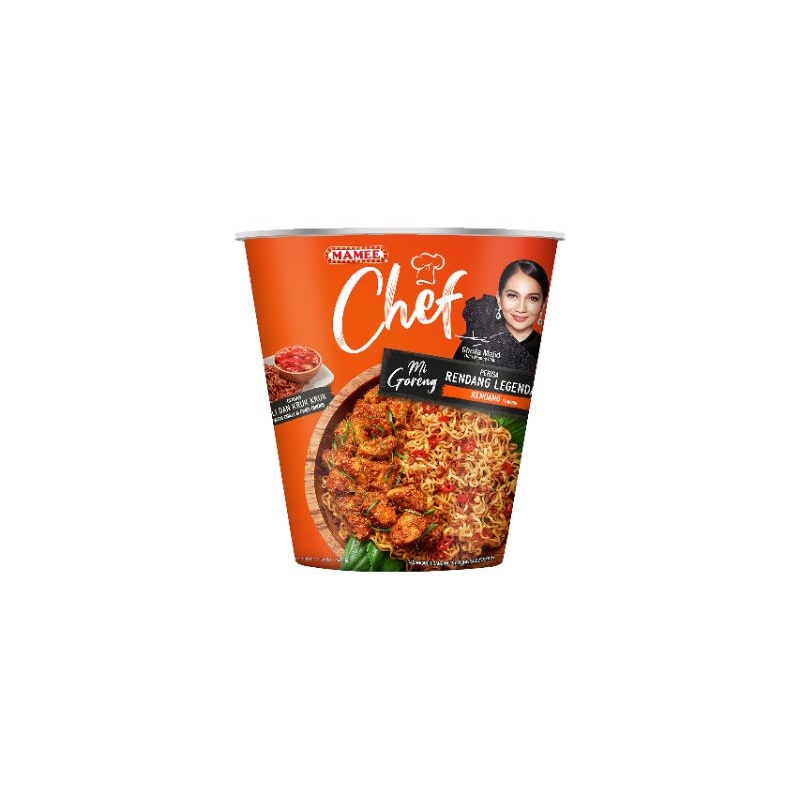 [NEW ARRIVAL] Mamee Chef Cup Noodles Mi Goreng Rendang 84g | Shopee ...