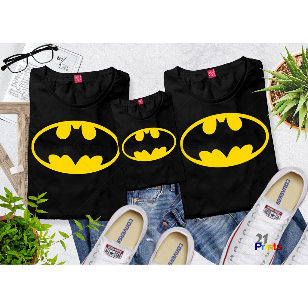 Batman Logo Justice League Family Shirt(SOLD PER PIECE NOT SET)