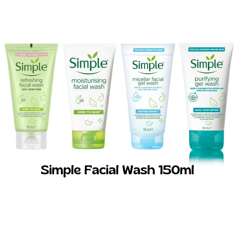 Simple Facial Wash 150ml Shopee Malaysia
