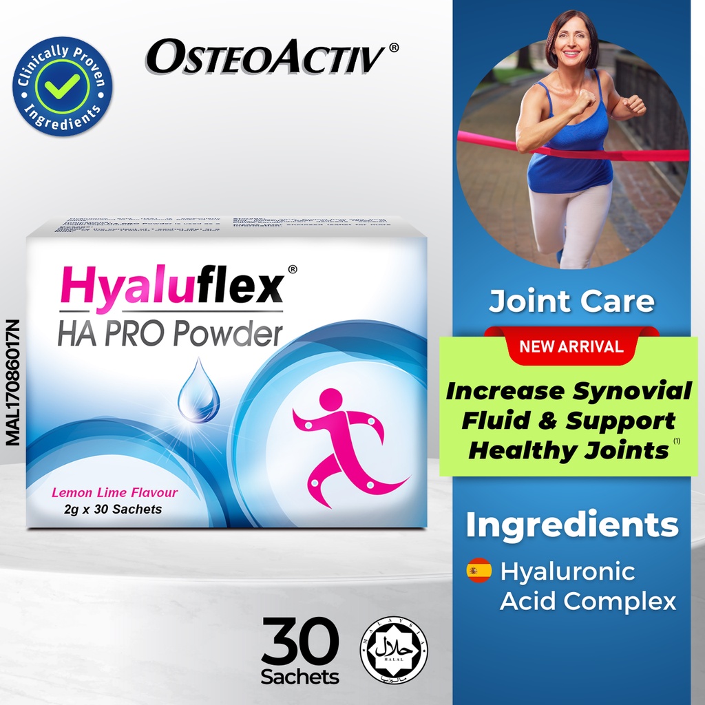 Osteoactiv Hyaluflex HA Pro Powder Sachet (30's) Shopee Malaysia