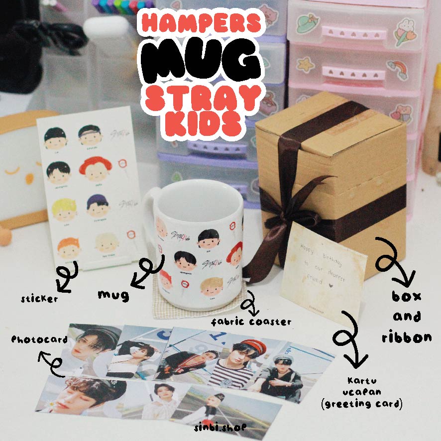 Hampers MUG STRAY KIDS | Kpop GIFTBOX | Hampers KPOPERS | Gift Souvenirs Gifts BIRTHDAY GRADUATION ANNIVERSARY SWEET SEVENTEEN VALENTINE Christmas Eid Al-Fitr NEW YEAR GRADUATION NEW YEAR BIRTHDAY