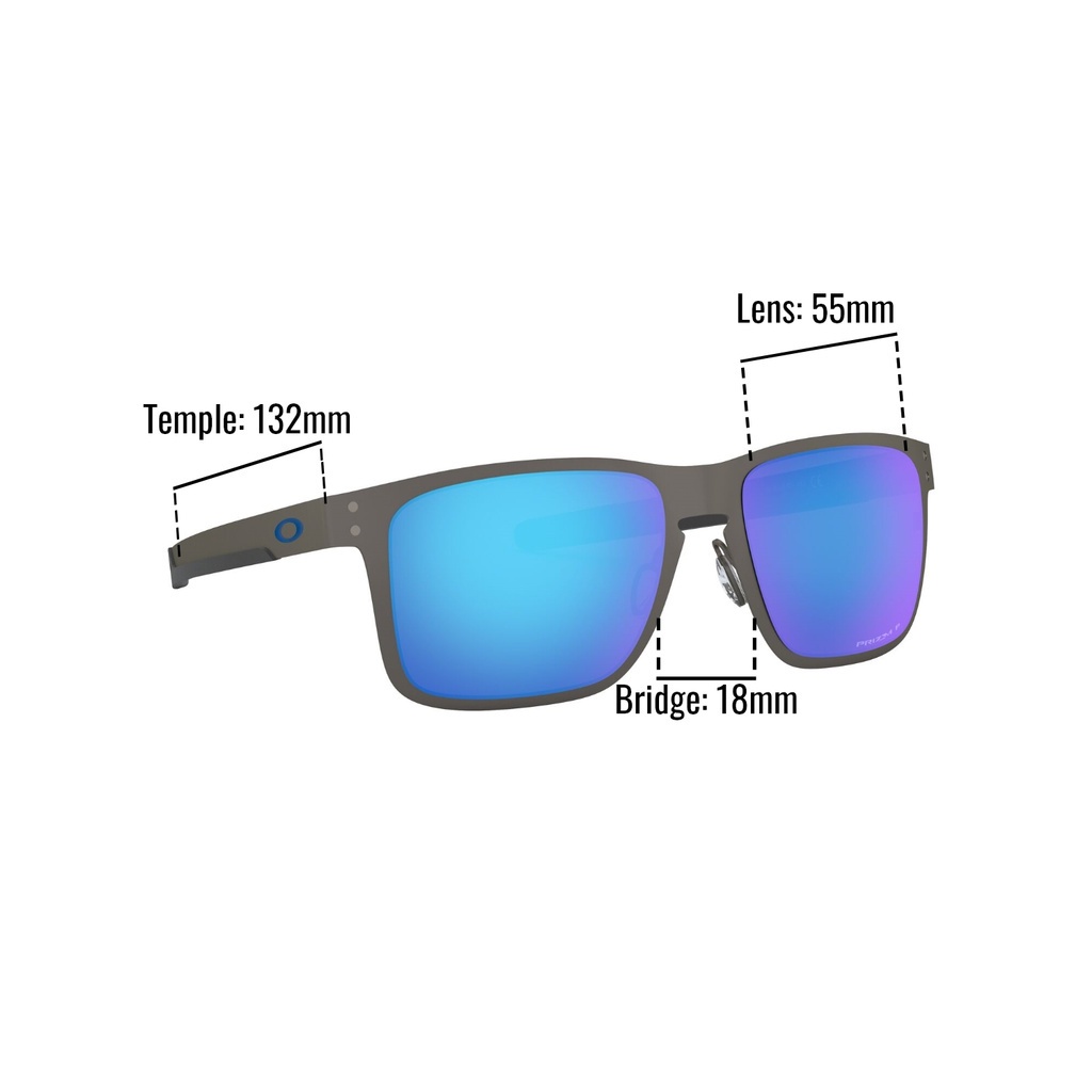 Oakley Holbrook Metal Men Global Fitting Polarized Prizm Sunglasses (55 mm)  OO4123 412307 | Shopee Malaysia