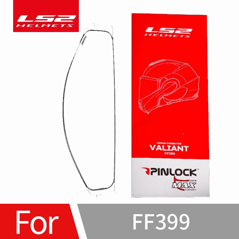 Original LS2 FF399 Motorcycle Helmet visor clear Pinlock Antifog patch