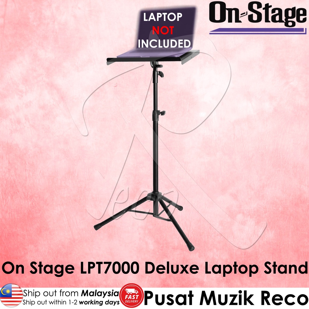 On Stage LPT7000 Deluxe Laptop Stand Projector Stand