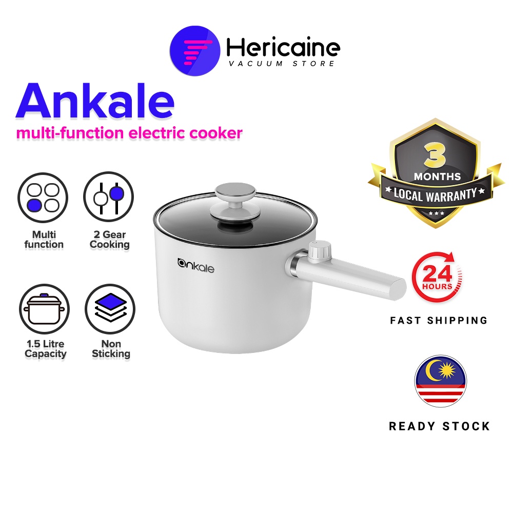 Ankale Mini Multi Cooker Multifucntion Rice Steamer Cooking Pot Frying