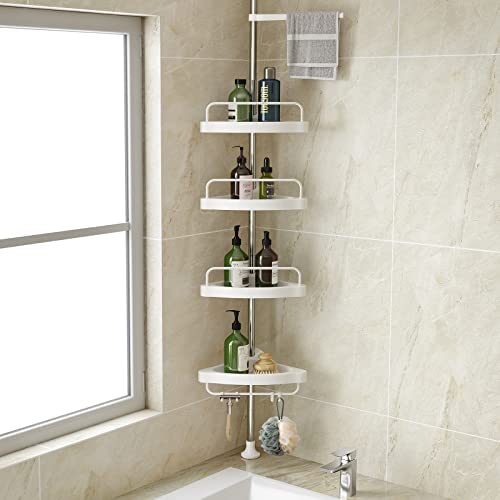 Stainless Steel Multipurpose Bathroom Corner Shelf Storage Rack 4