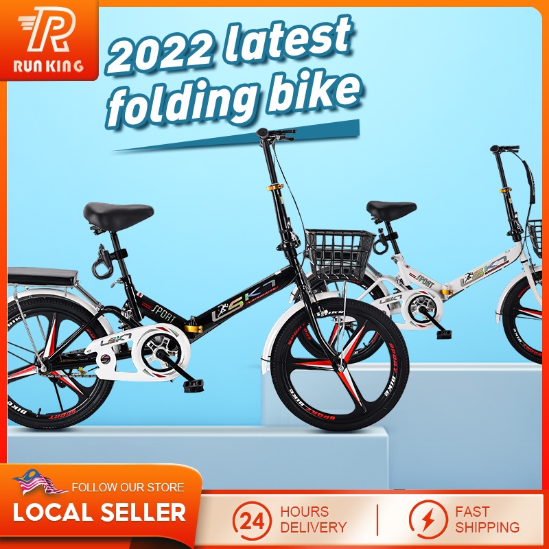 Foldable Bike 20 Inch Bicycle Cycling Mountain Foldable Bicycle Basikal Off-Road City Adult Bicycle Sport Basikal Lipat