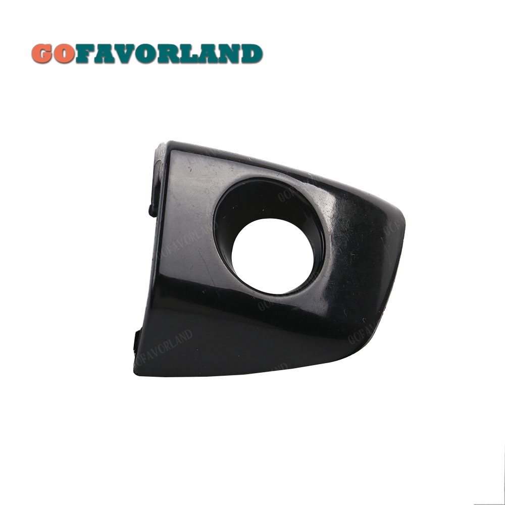 Front Left Door Handle Cap Lock Hole Cover Black Palstic 4H1837879