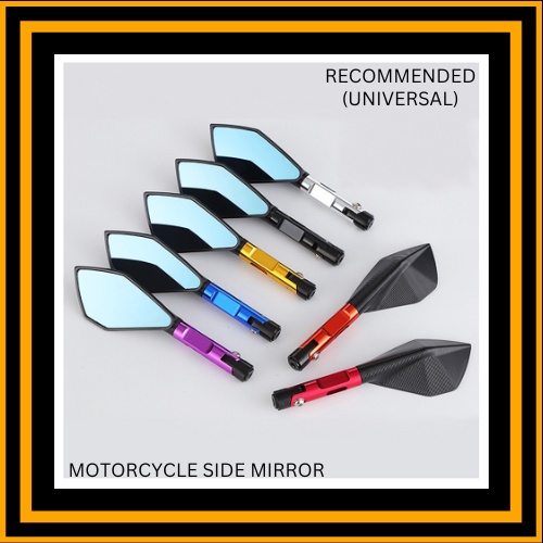 CNC Racing Side Mirror Motorcycle Side Mirror Universal Cermin Sisi