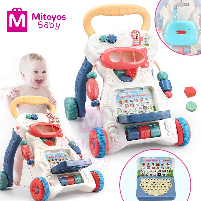 Mitoyos Baby Walker with Learning Computer Music Math Educational Toy